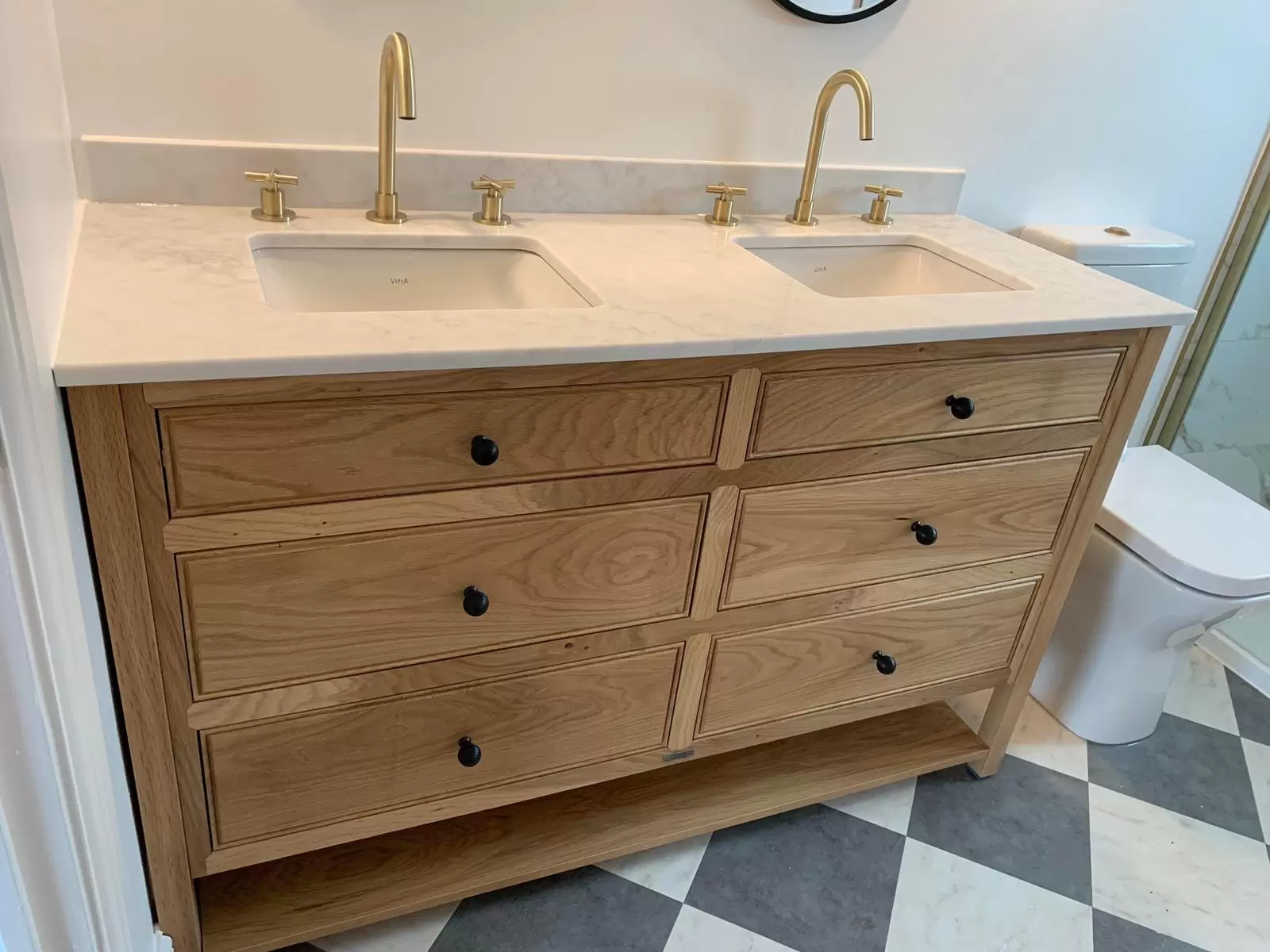 wooden vanity units